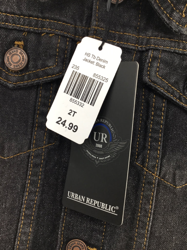 Urban Republic Child Size 2 Blue Solid Jacket - boys
