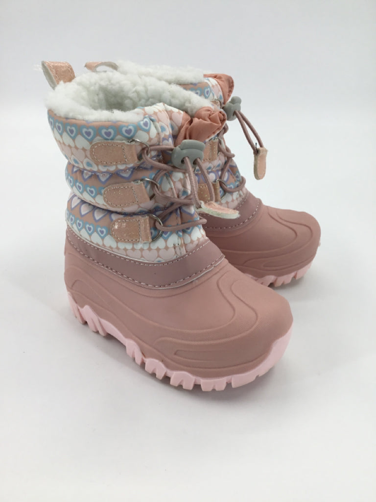 Member's Mark Child Size 9 Toddler Pink Rain/Snow Boots