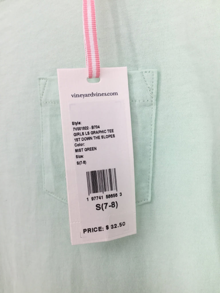 vineyard vines Child Size 7 Green T-shirt - girls