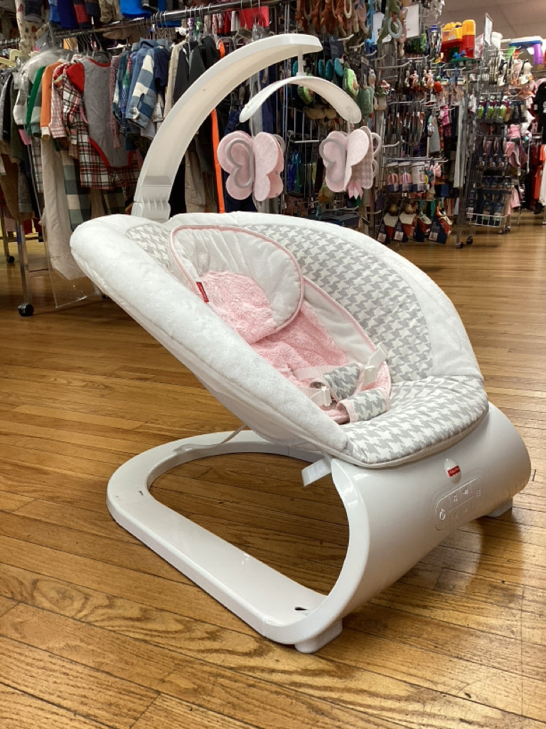 Fisher Price Sweet Surroundings Butterfly Friends Deluxe Bouncer