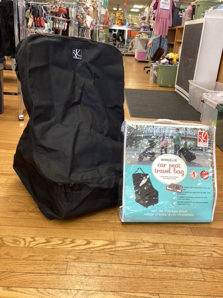 JL Childress Black Car Seat Travel Bag w/ Wheels
