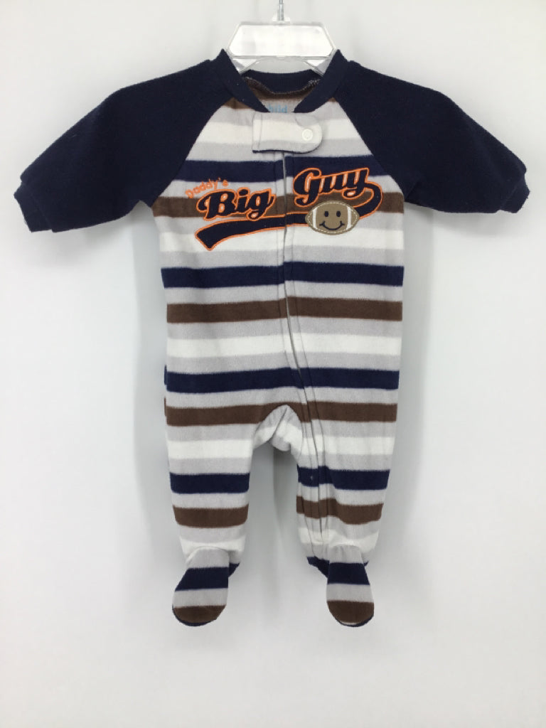 Child of Mine Child Size Newborn Navy Sleepers