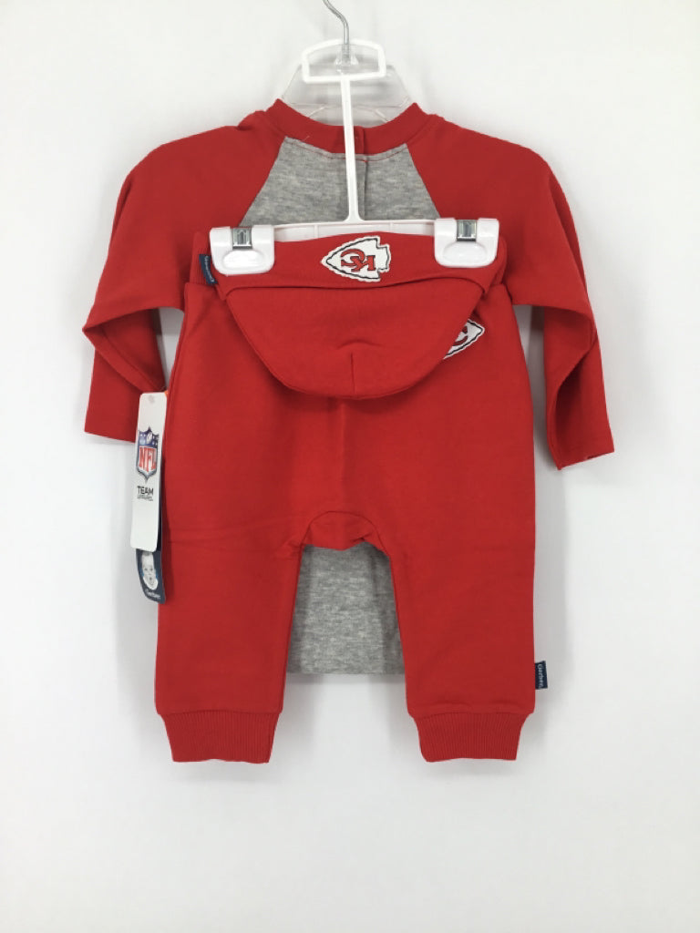 NFL Child Size 6-9 Months Red Sports Outfit - boys