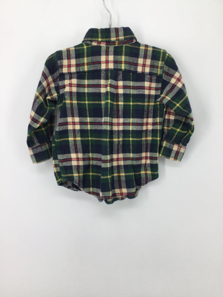 Hartstrings Child Size 18 Months Multi-Color Plaid Shirt - boys
