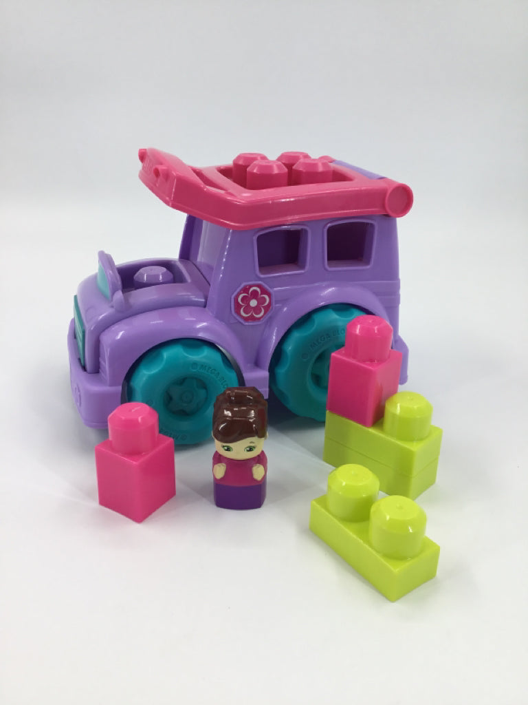 MEGA BLOKS Purple School Bus Set