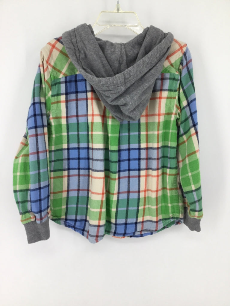 Hanna Andersson Child Size 4 Multi-Color Plaid Shirt - boys
