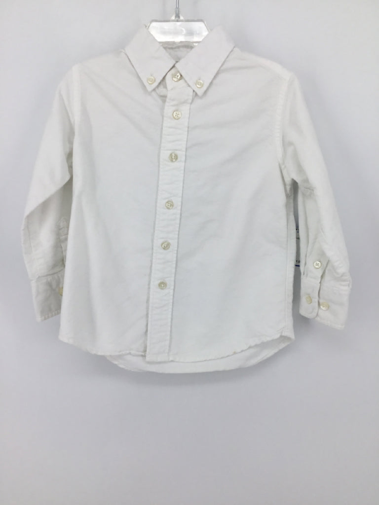 Crewcuts Child Size 3 White Solid Shirt - boys