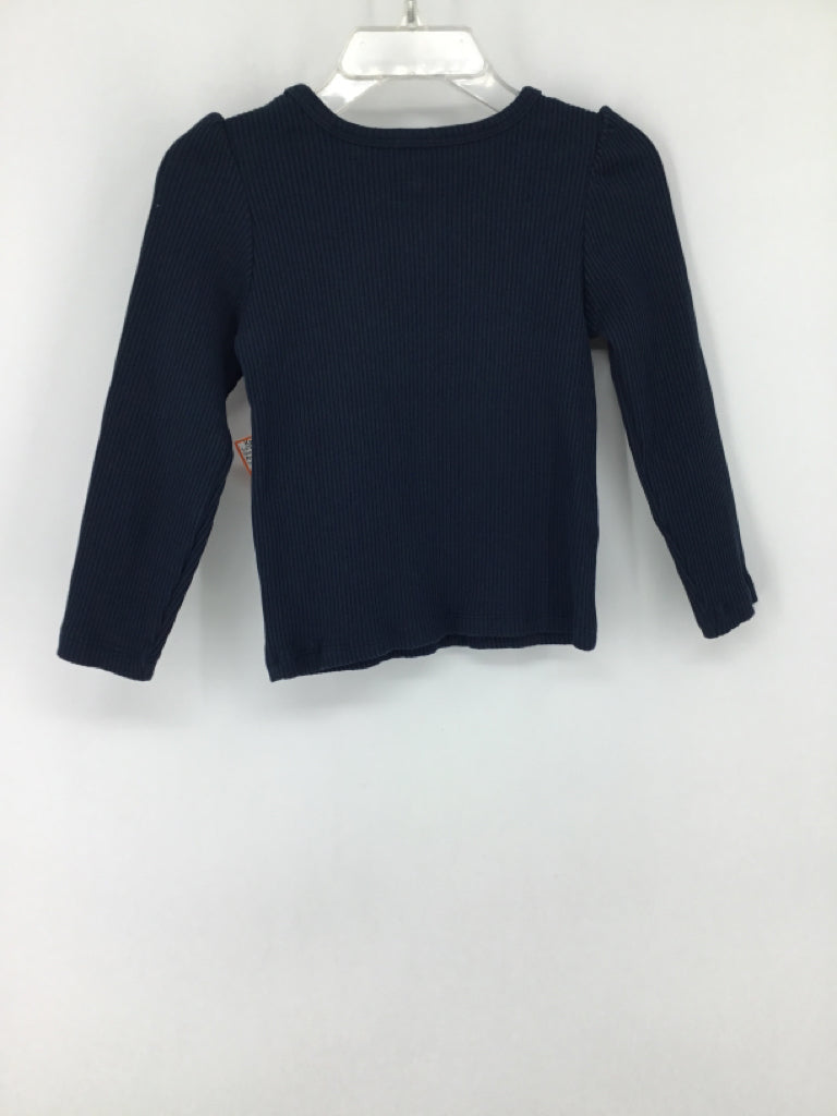 Pink Chicken Child Size 4 Navy Shirt - girls