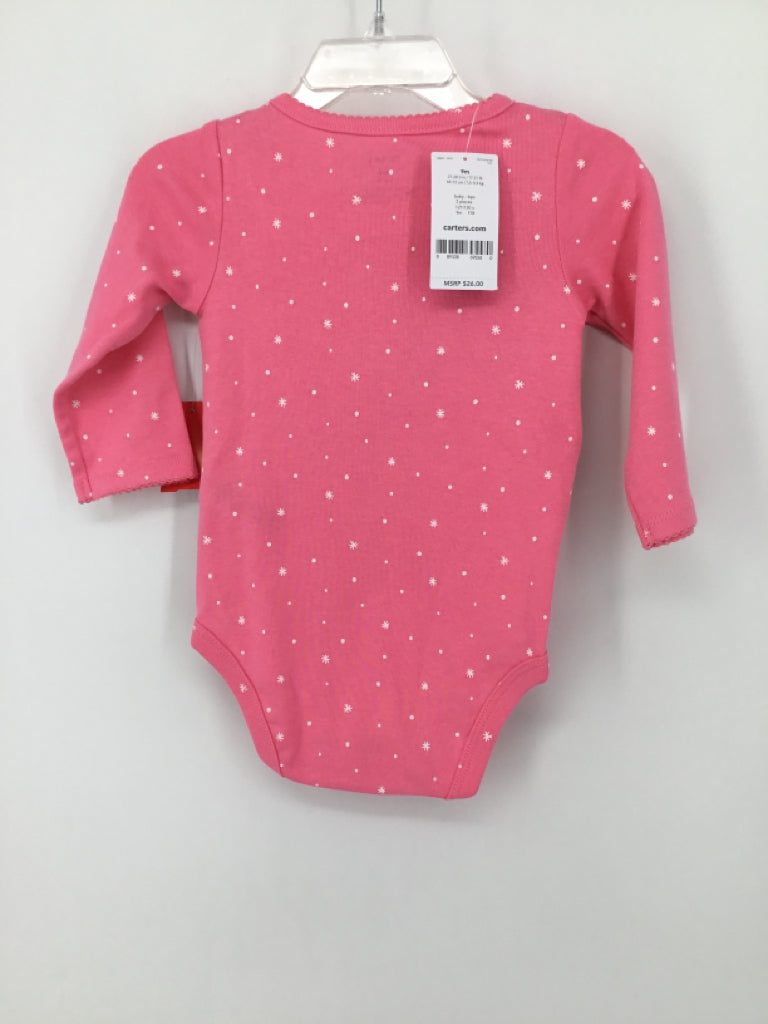 Carter's Child Size 9 Months Pink Onesie