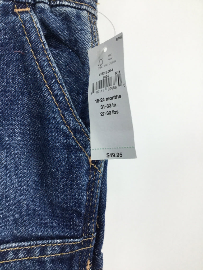 Baby Gap Child Size 18-24 Months Blue Solid Jeans - boys