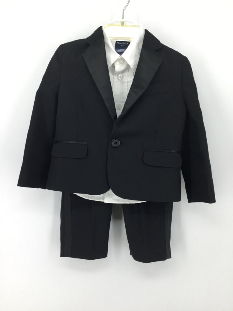 Nautica Child Size 2 Black Solid Suit - boys
