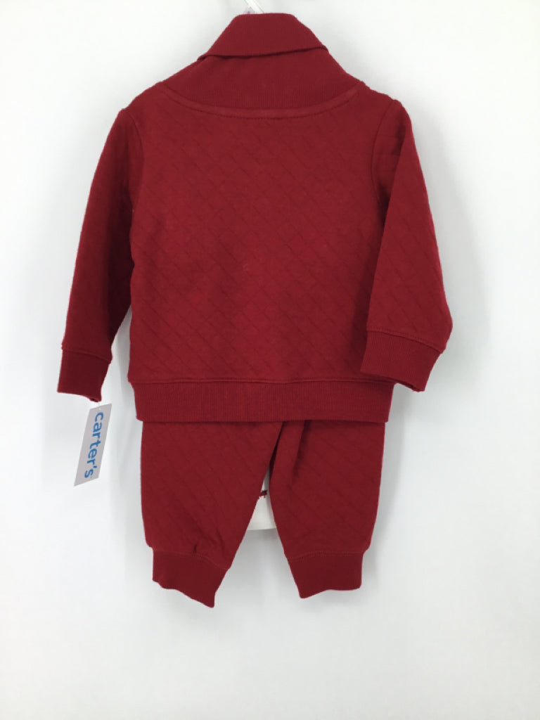 Carter's Child Size 9 Months Red Solid Outfit - boys