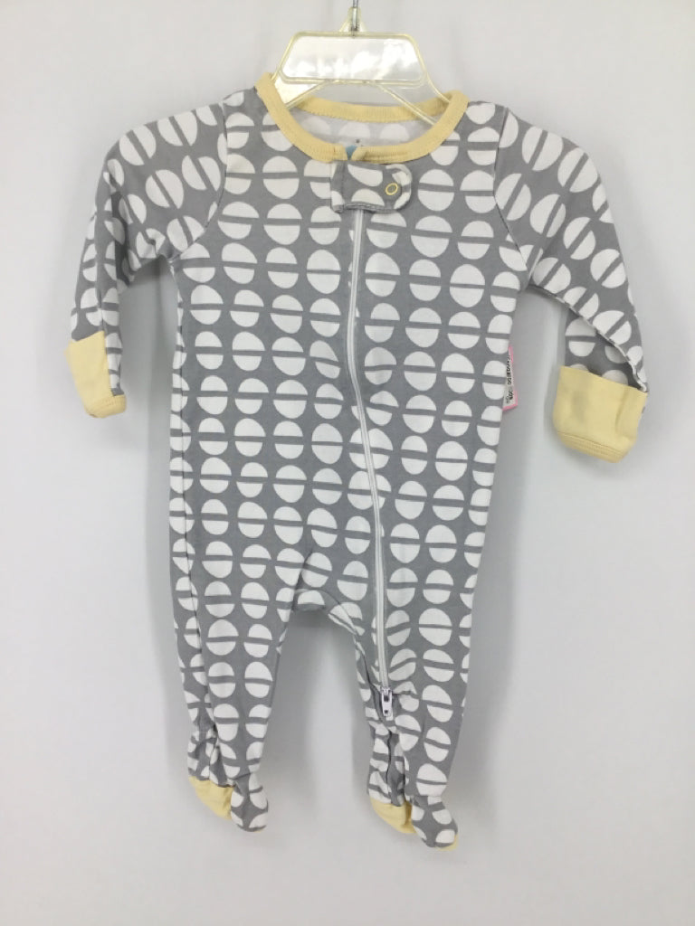 cloud island Child Size 0-3 Months Gray Sleepers