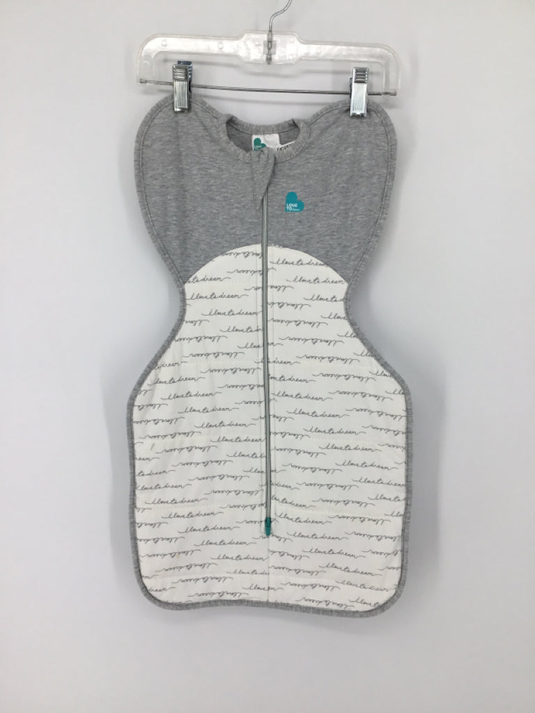 Love to Dream Child Size S Gray Sleep Sacks & Swaddles