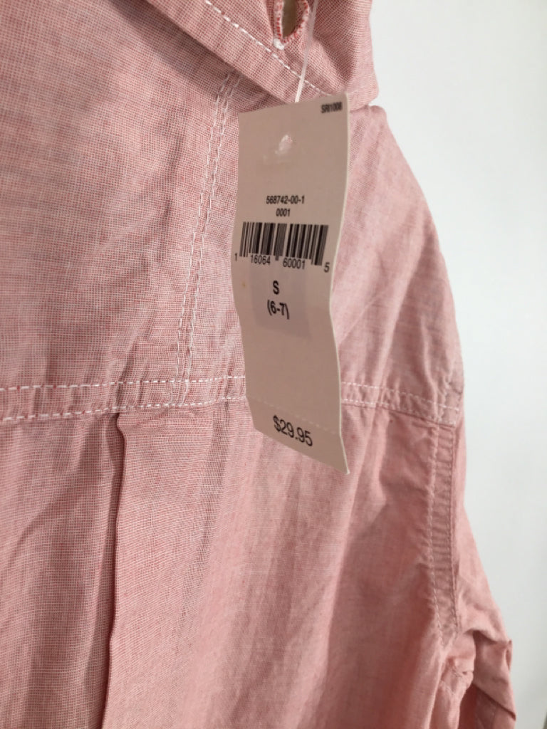 Gap Kids Child Size 6 Red Solid Shirt - boys