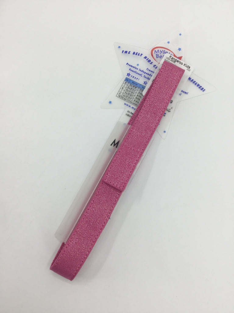 Myself Belts Child Size M Pink Solid Belt/Suspenders