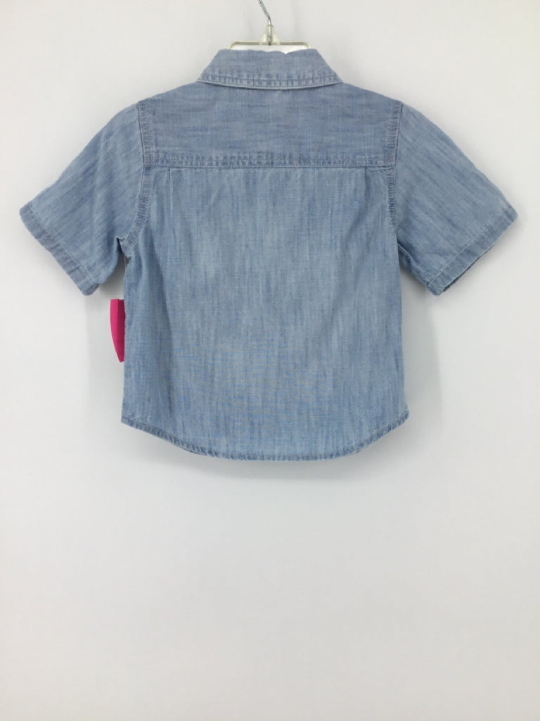 Old Navy Child Size 12-18 Months Blue Solid Shirt - boys