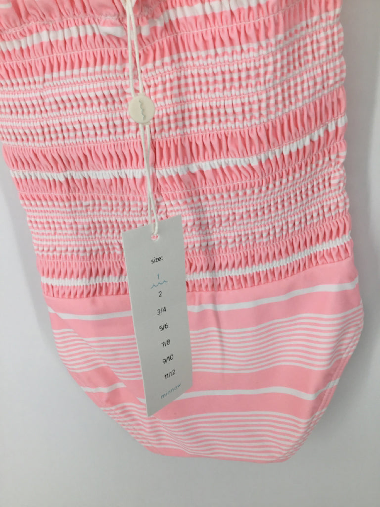 Minnow Child Size 12 Months Pink Swimwear - girls
