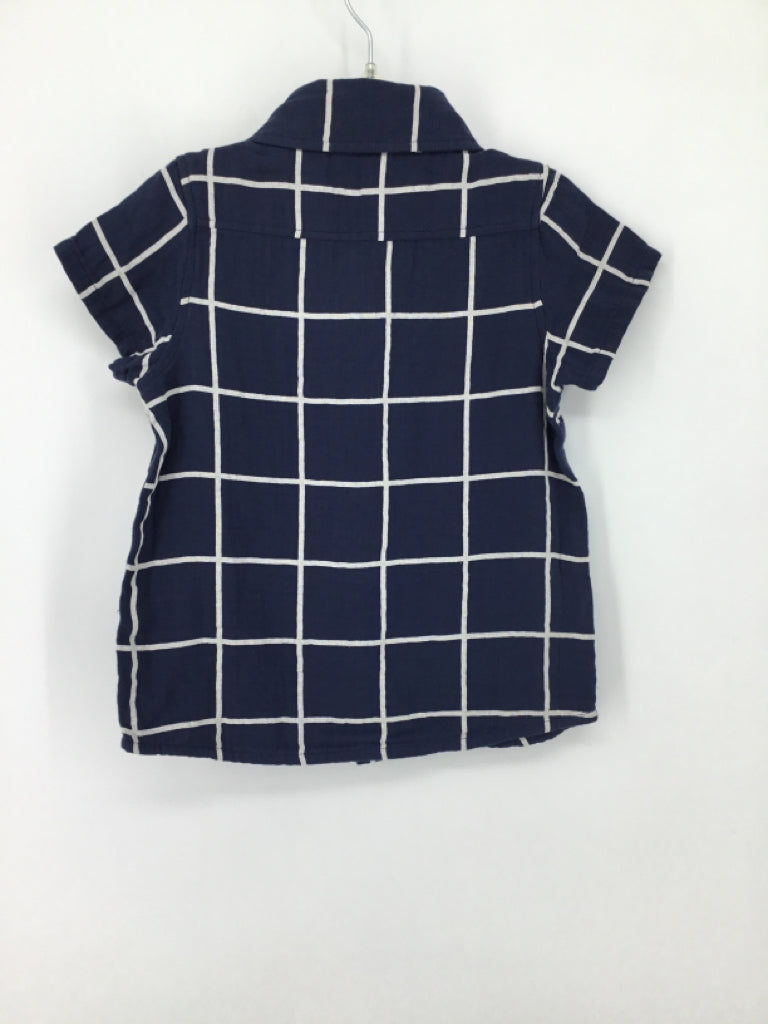 Monica + Andy Child Size 4 Navy Print Shirt - boys