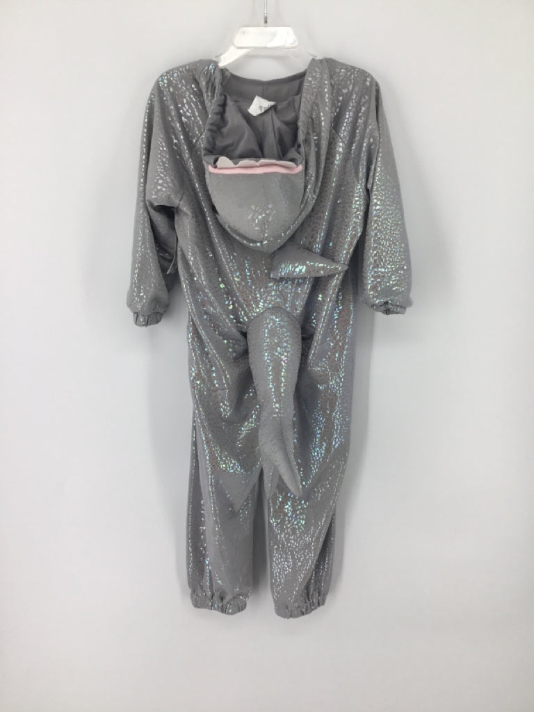 Target Child Size 2 Silver Shark Halloween Costume