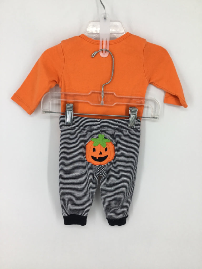 Carter's Child Size 3 Months Orange Halloween Outfit