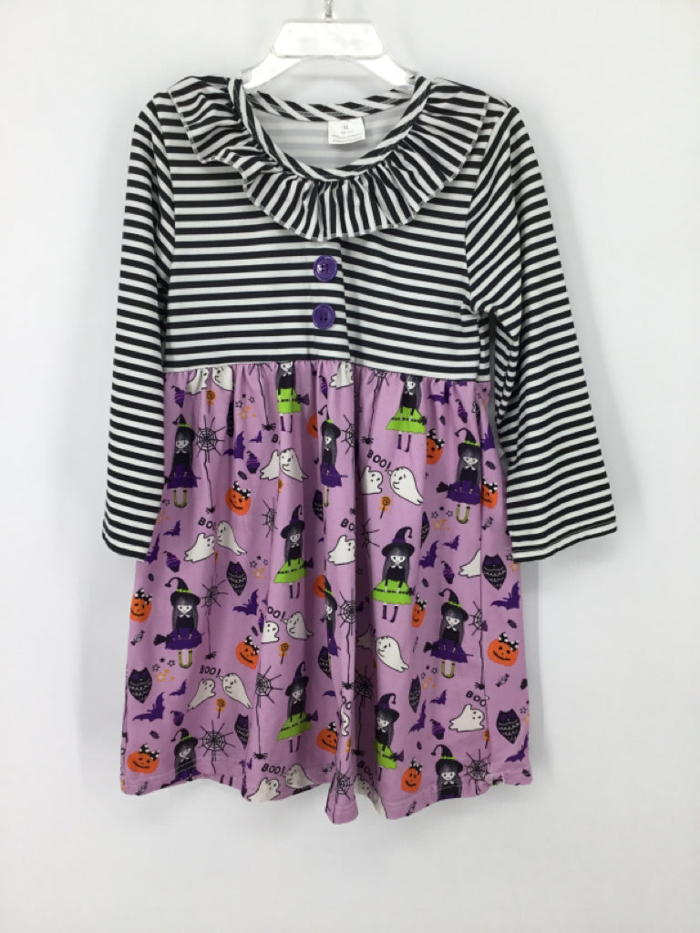 brandless Child Size 5 Purple Halloween Dress