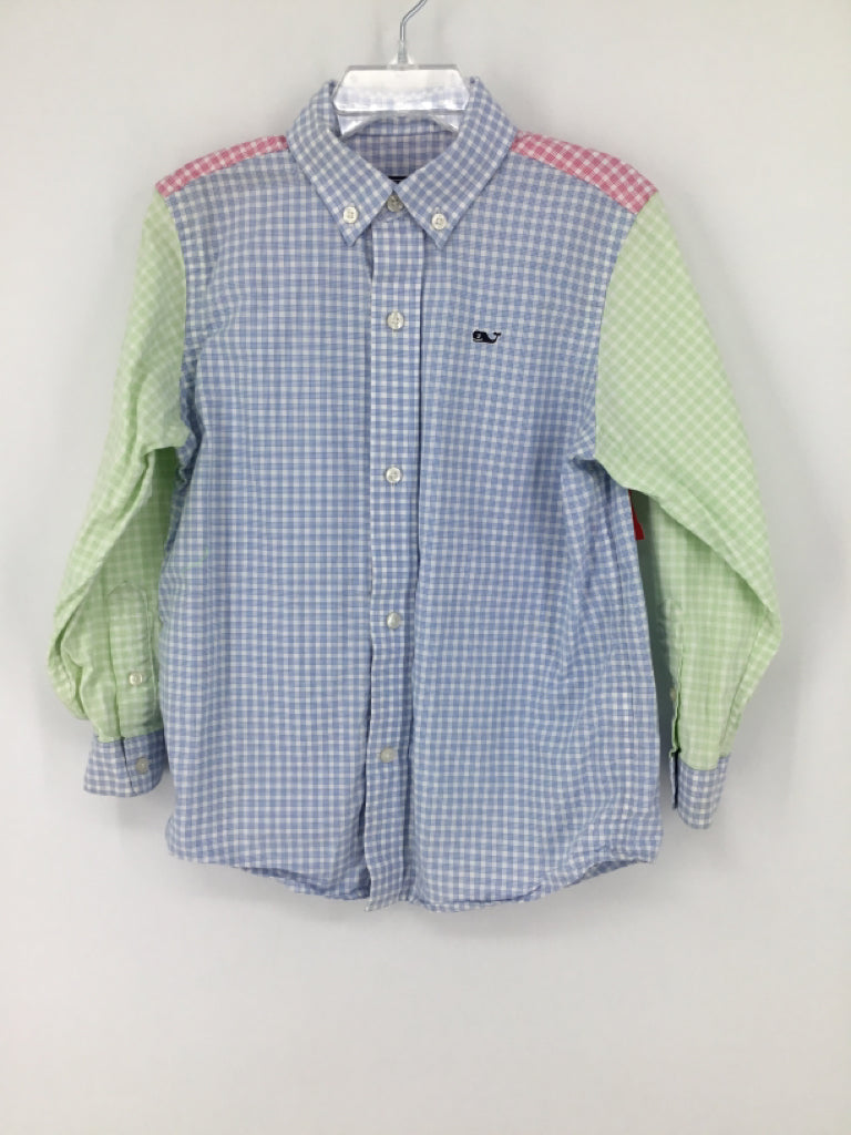 vineyard vines Child Size 4 Multi-Color Checkered Shirt - boys