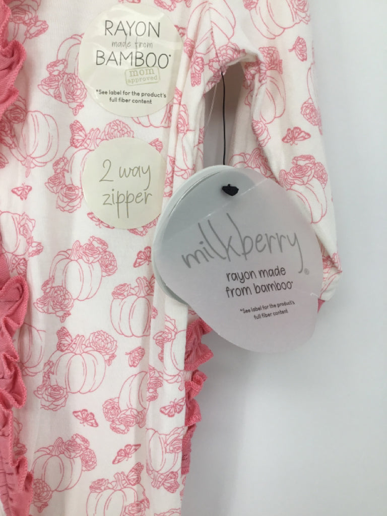 Milkberry Child Size 0-3 Months Pink Halloween Sleeper & Headband