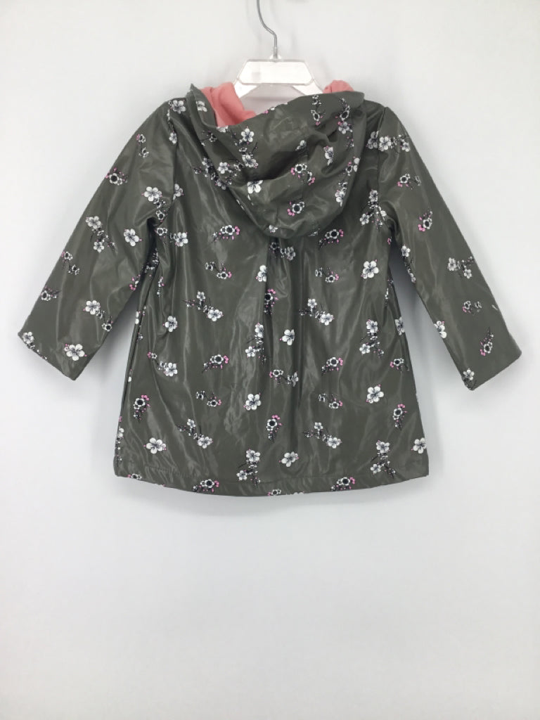 DNKY Child Size 24 Months Green Raincoat - girls