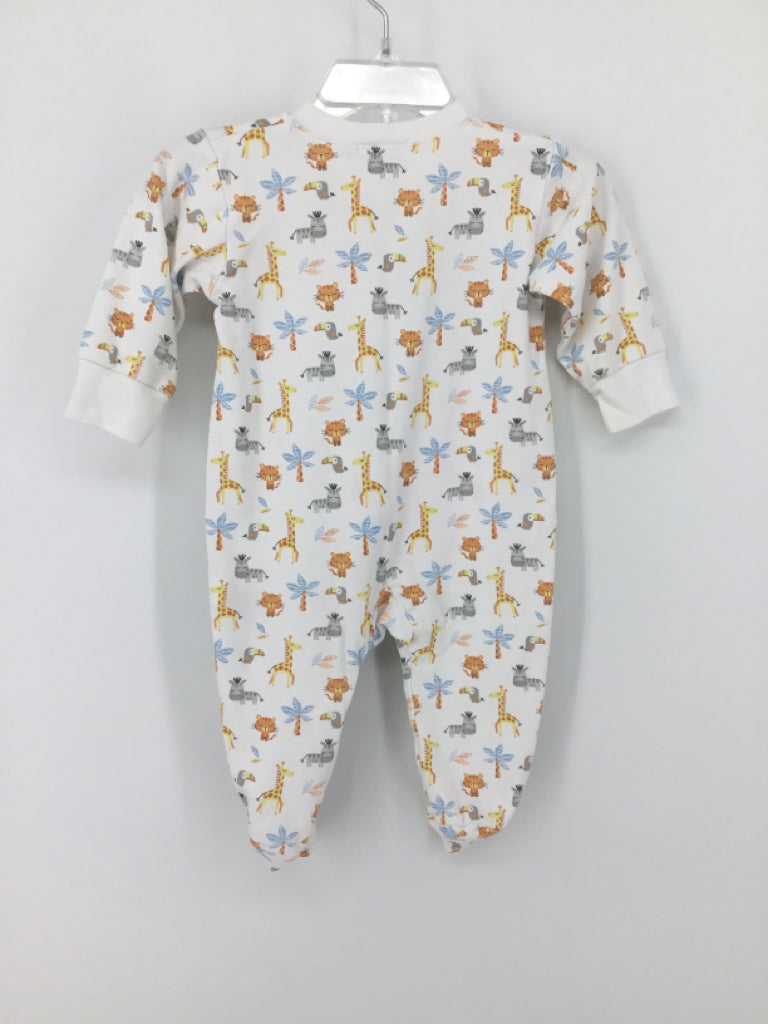 Kissy Kissy Child Size 6-9 Months White Print Outfit - boys