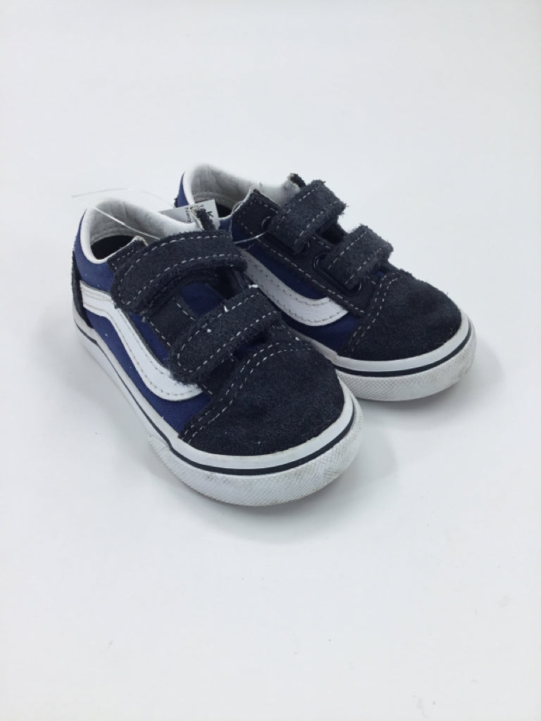 Vans Child Size 5.5 Toddler Navy Sneakers