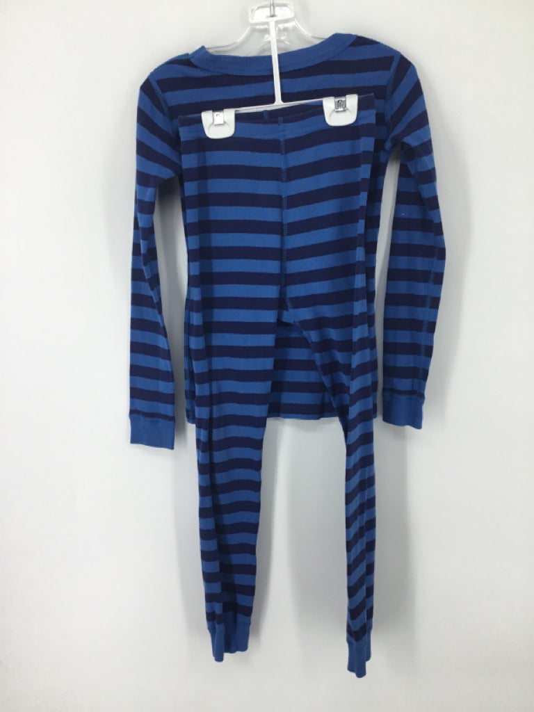 Hanna Andersson Child Size 8 Blue Stripe Pajamas - boys