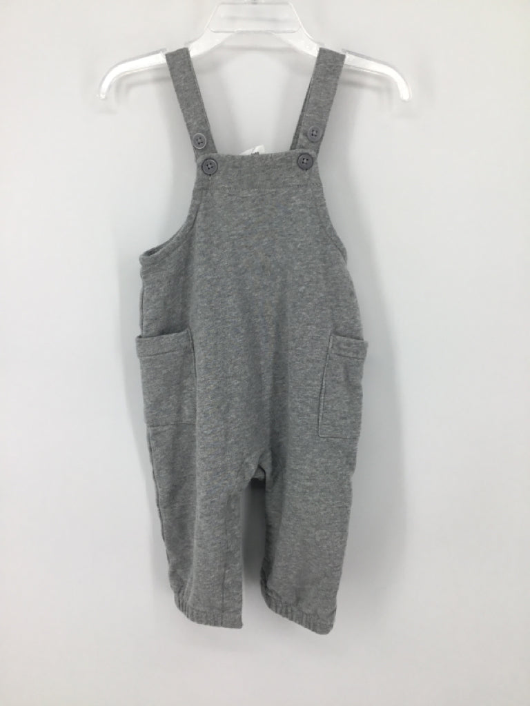 Hanna Andersson Child Size 6-12 Months Gray Solid Overalls - boys