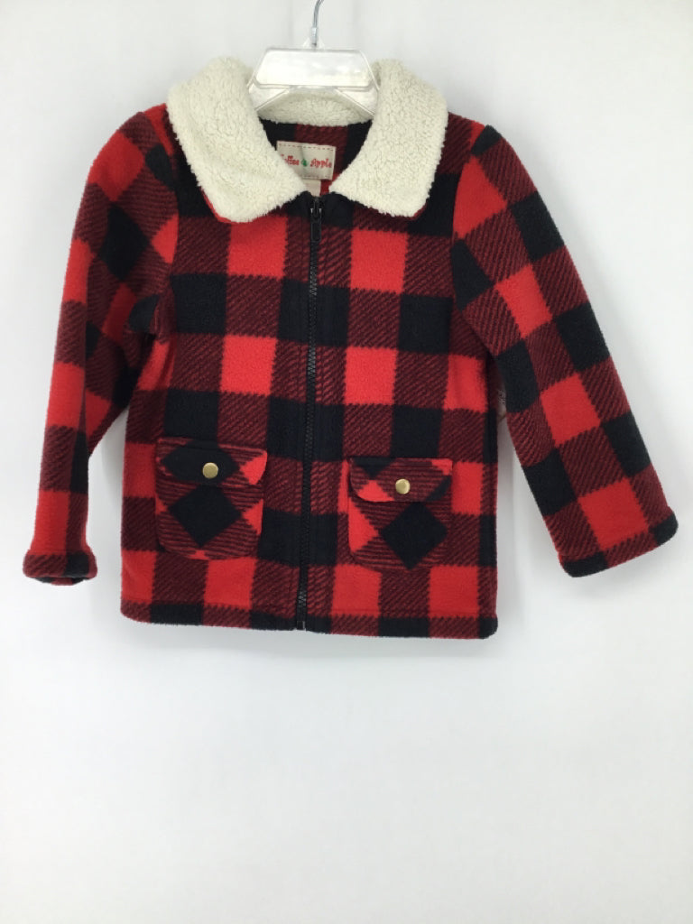 Toffee Apple Child Size 3 Red Jacket - girls