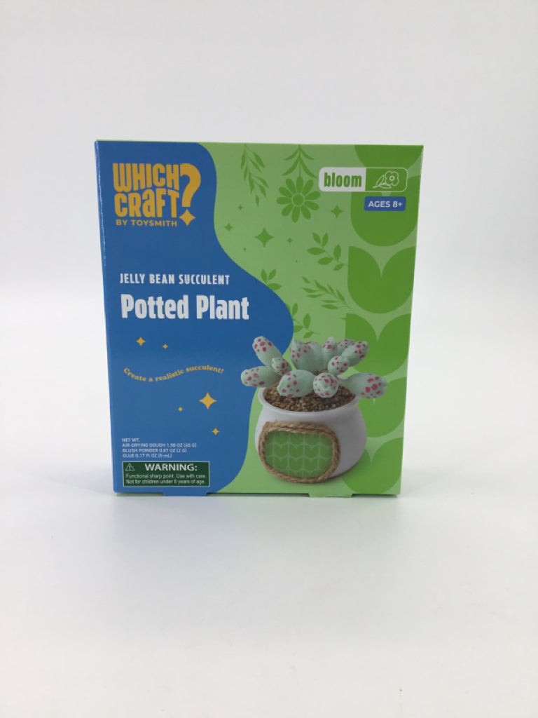 Toysmith Jelly Bean Succulent Potted Plant Dough Craft Kit