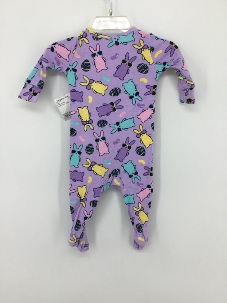 Childrens Place Child Size 0-3 Months Purple Easter Sleeper
