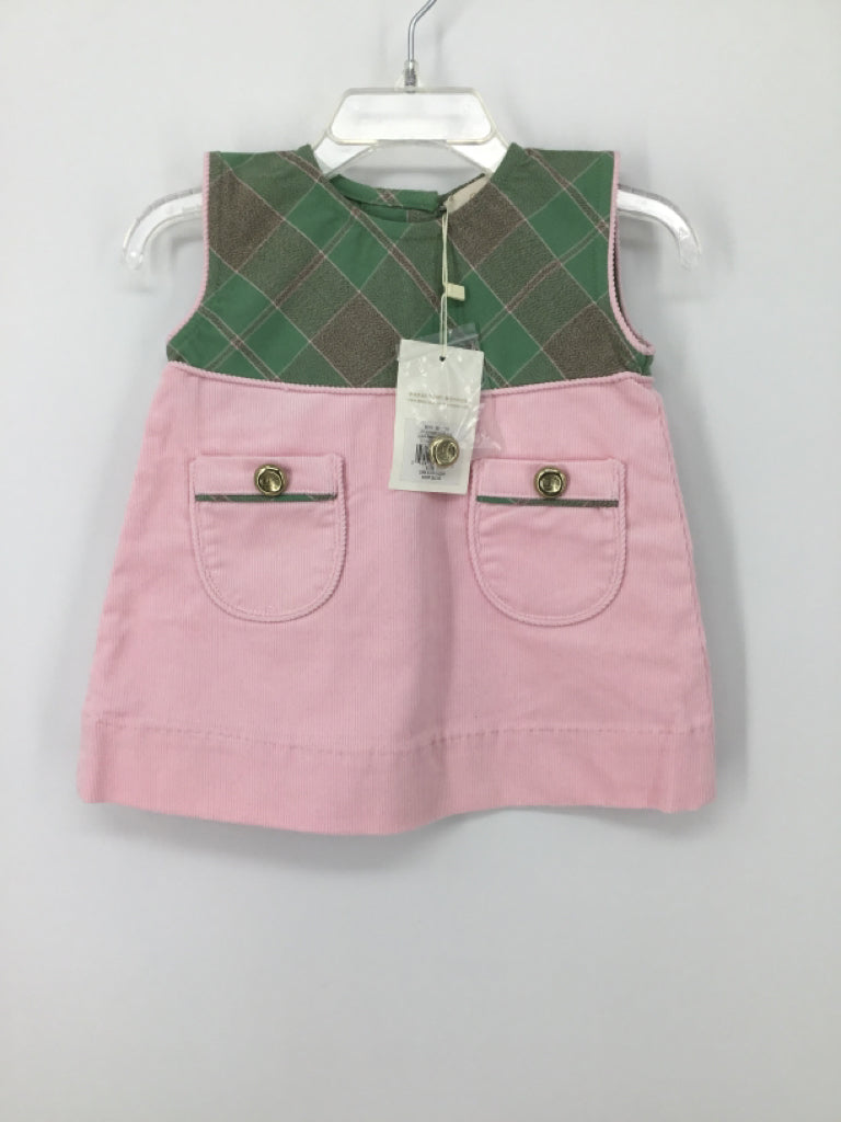 The Beaufort Bonnet Co Child Size 6-12 Months Pink Dress - girls