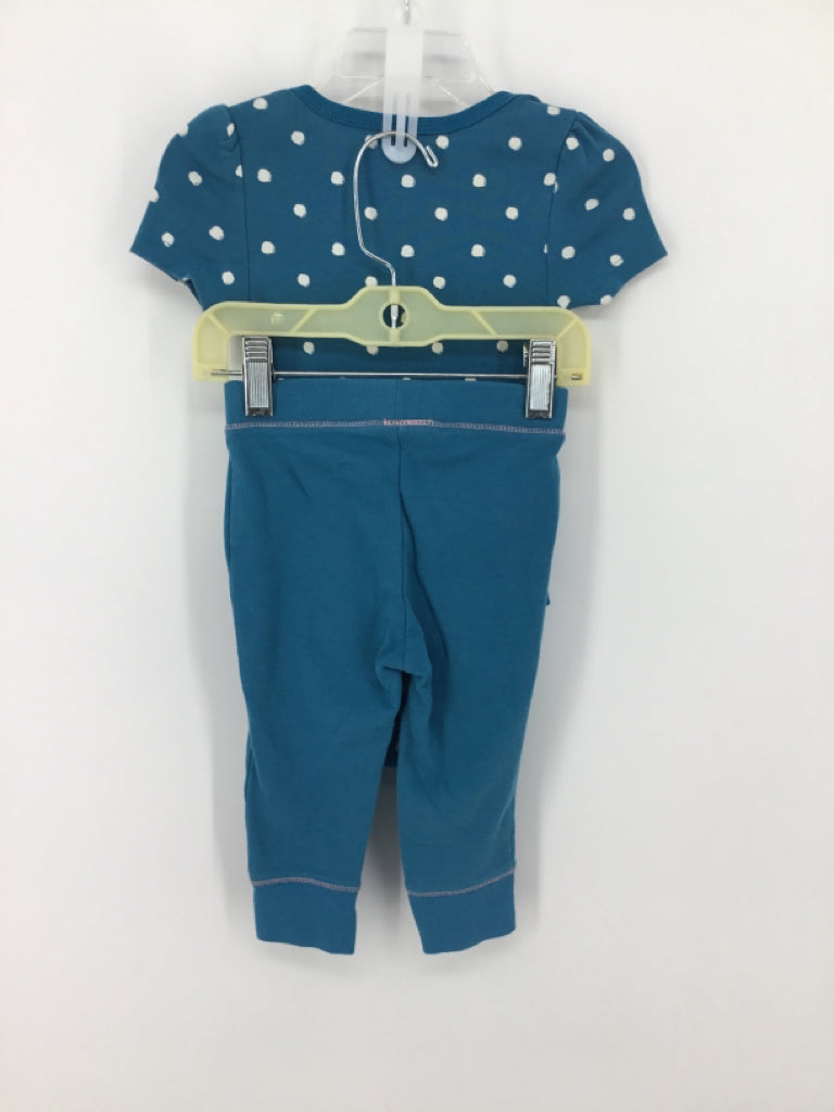 cloud island Child Size 12 Months Teal Outfit - girls