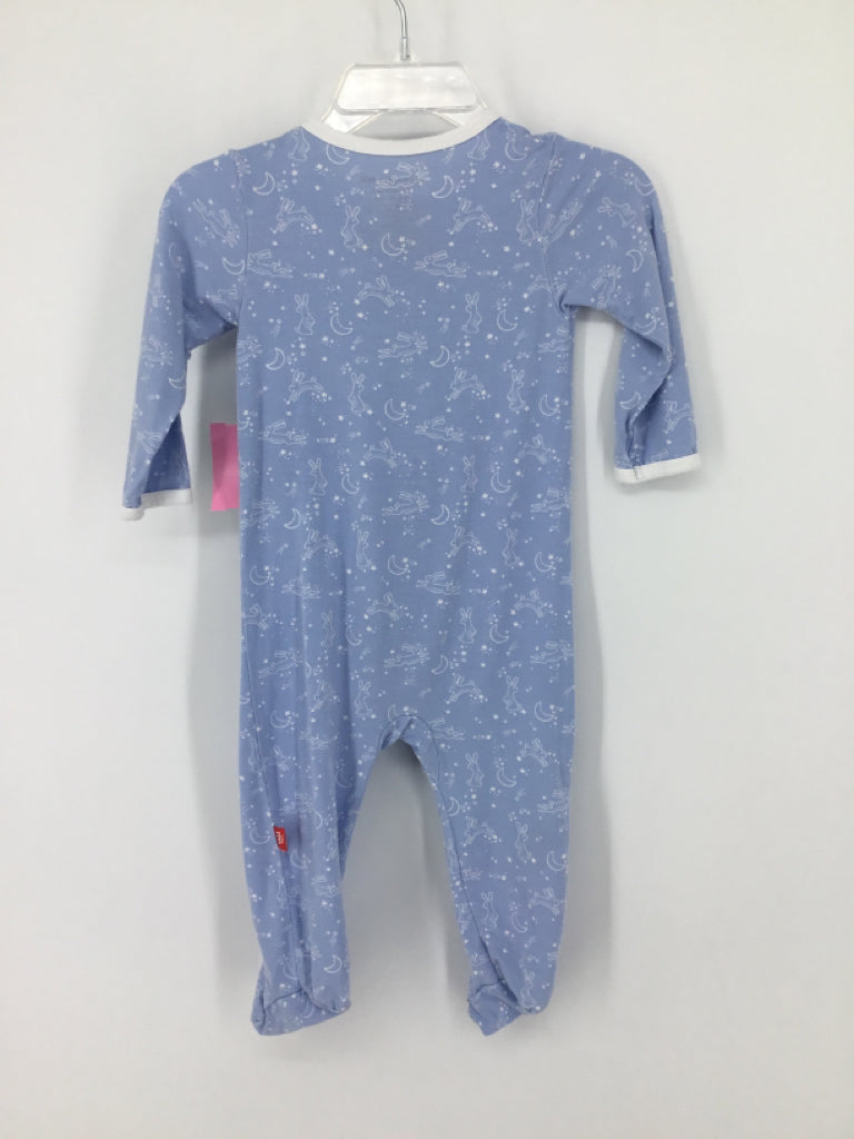 Magnetic Me Child Size 3-6 Months Blue Sleepers