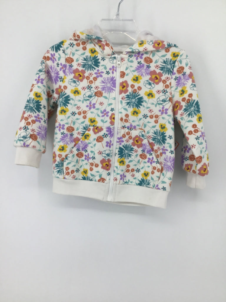 okie dokie Child Size 18 Months White Hoodie - girls