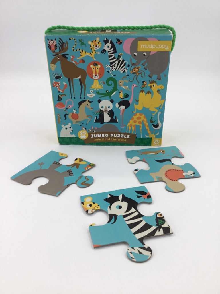 mudpuppy Animals of the Word Jumbo Puzzle