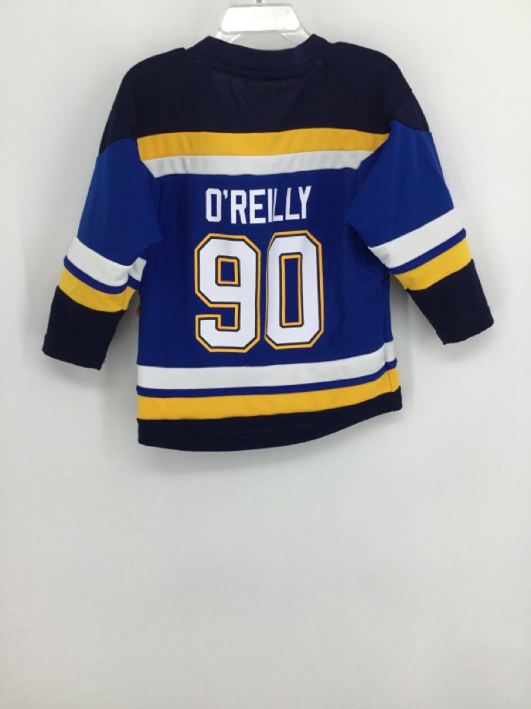 NHL Child Size 3 Blue Blues Shirt - boys
