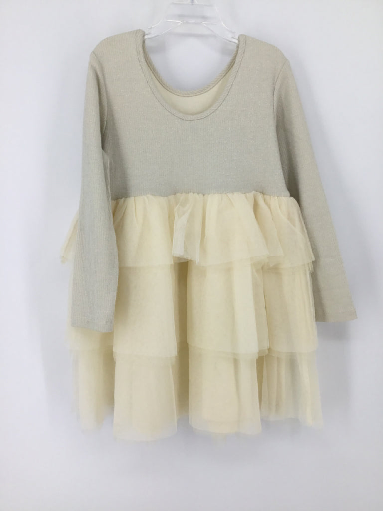 Hanna Andersson Child Size 6 Cream Dress - girls