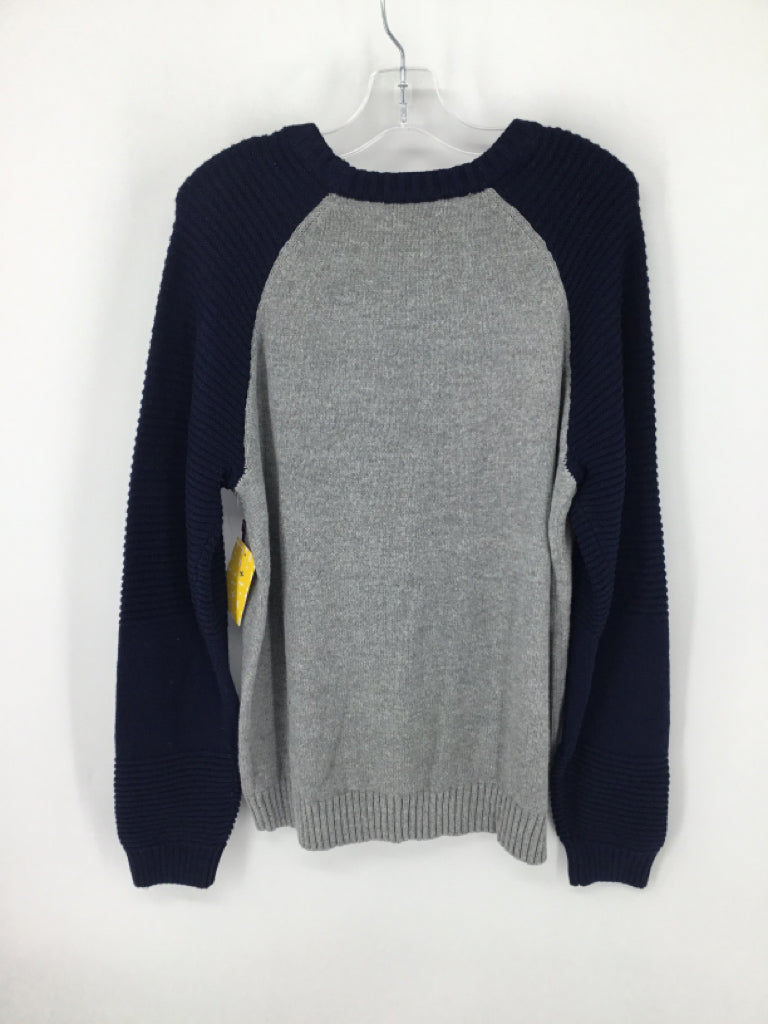 Rumi + Ryder Child Size 12 Gray Solid Sweater - boys