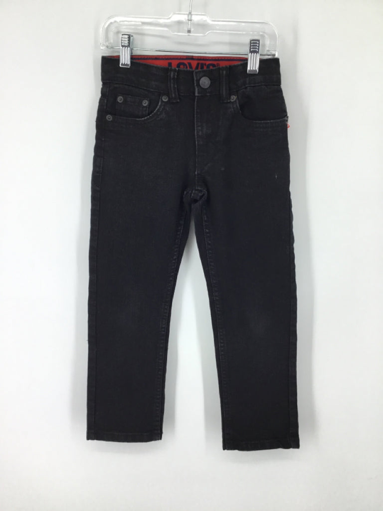 Levi's Child Size 6 Black Solid Jeans - boys