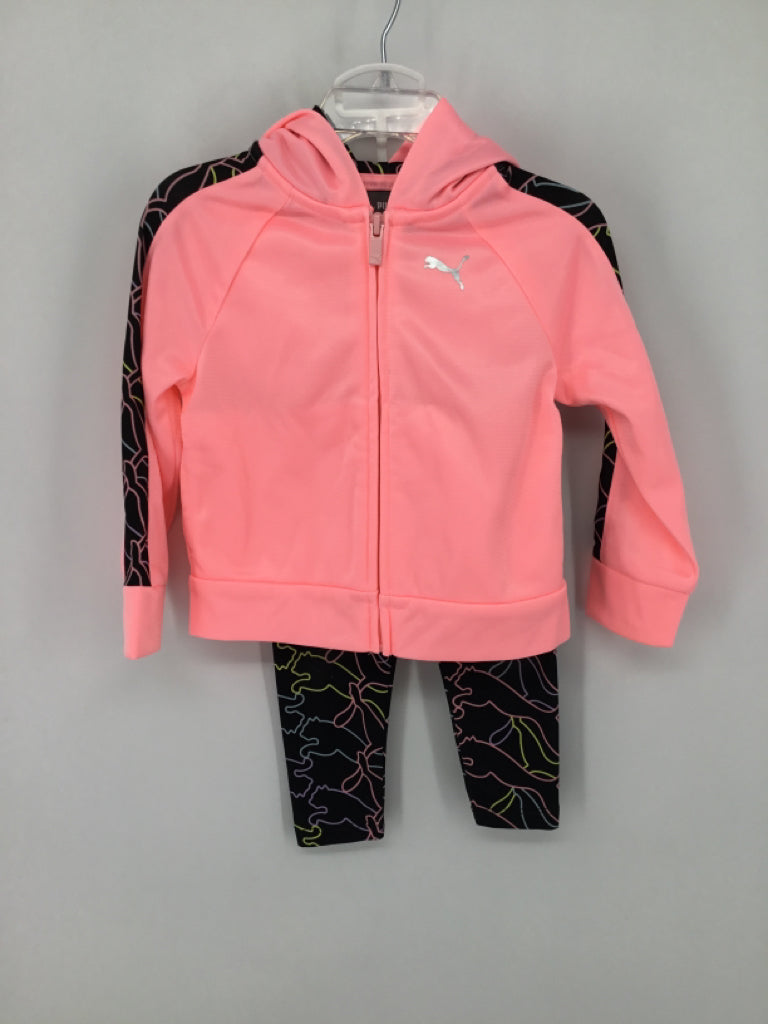 Puma Child Size 18 Months Pink Outfit - girls