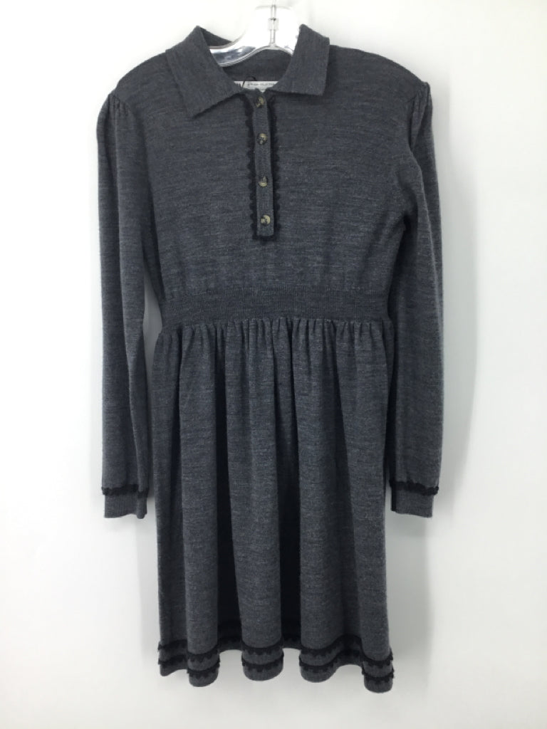 Zara Child Size 10 Gray Dress - girls