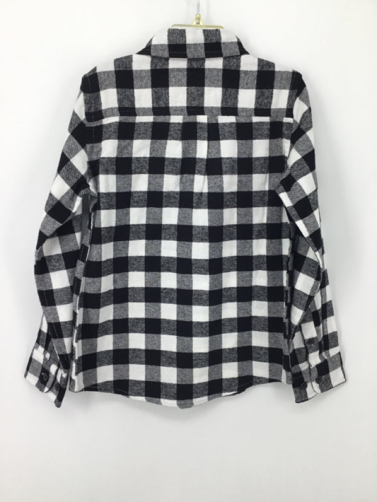Ocean & Coast Child Size 6 Black Checkered Shirt - boys
