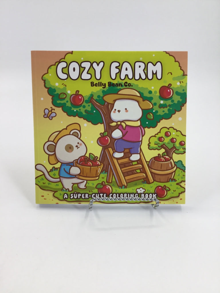 Cozy Farm a Super-Cute Coloring Book Paper Back Book