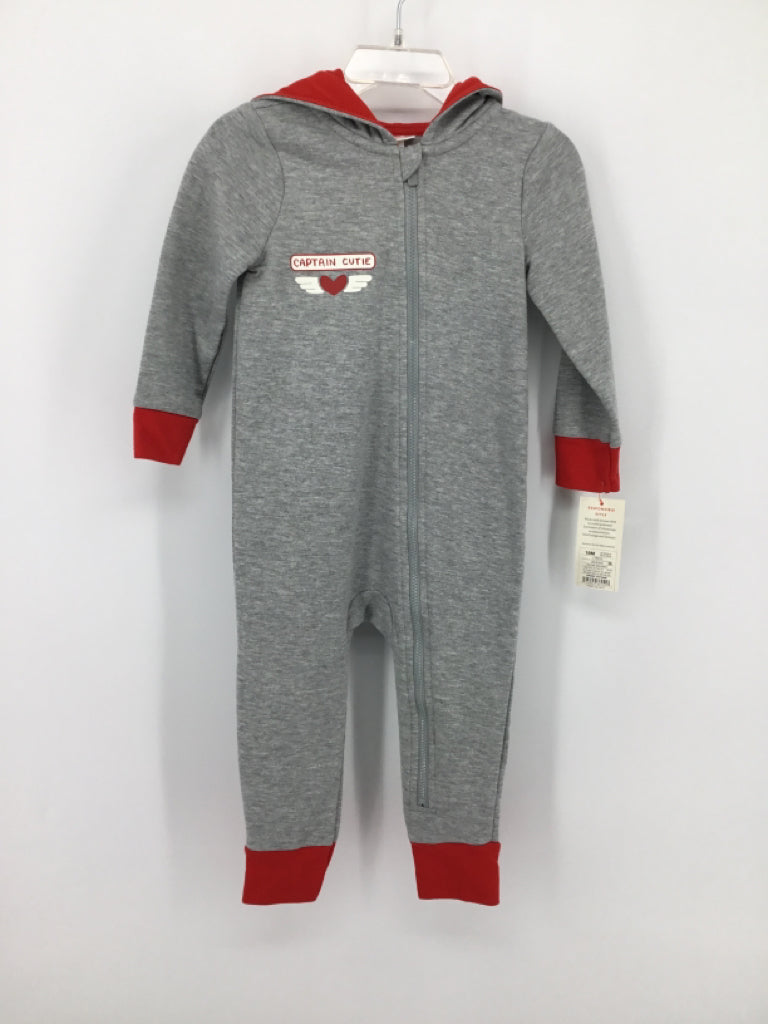 Cat & Jack Child Size 18 Months Gray Valentine's Day Outfit
